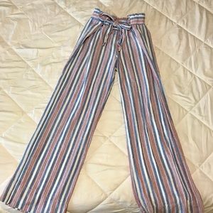 Linen red, white and blue pants!